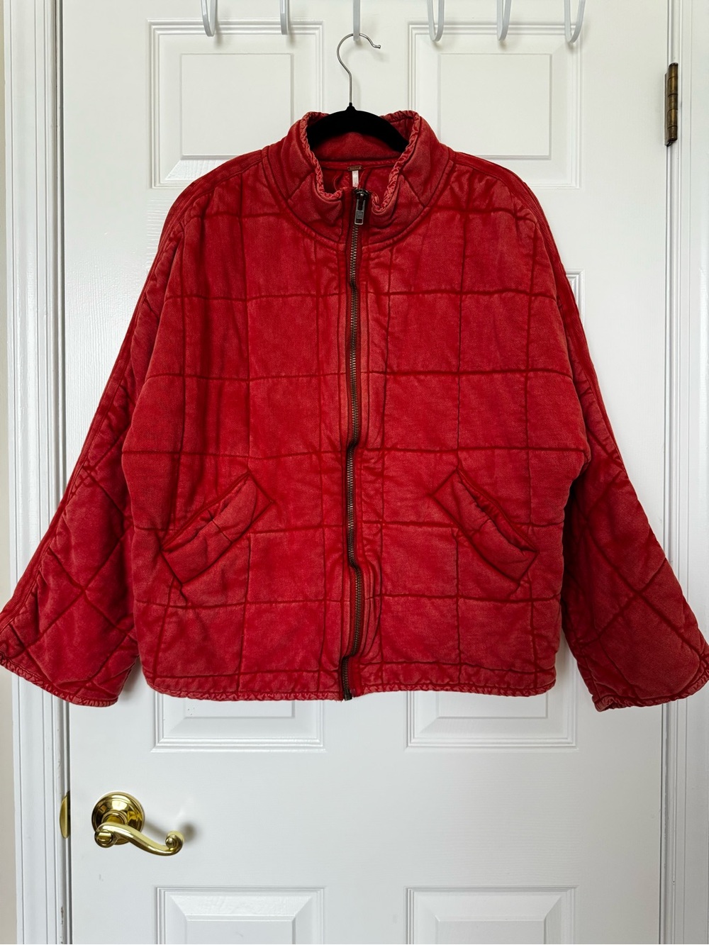 Free People Dolman Quilted Knit Jacket